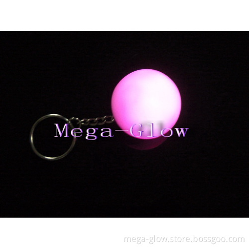 LED color changing mood light keychain
